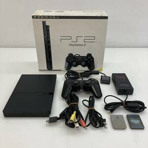 No.5707 ★1円～【PS2】PlayStation2 本体 SCPH-70000 チャコールブラック [動作確認済] ◎中古品◎