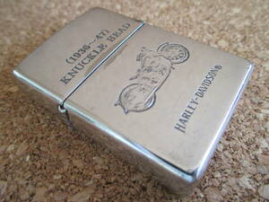 ZIPPO 『HARLEY-DAVIDSON KNUCKLE HEAD 1936 ハーレーダビッドソン ナックルヘッド』1998年7月製造 オイルライター ジッポ- 廃版激レア