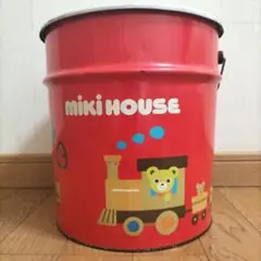 ミキハウス缶レトロ　おもちゃ　道具　収納