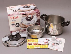 T-Fal ティファール Clipso premier 圧力鍋 P4060746 クリプソ プルミエ 両手鍋 6L IH対応 調理器具 #100※594