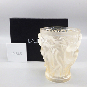 1円〜 LALIOUE ラリック バコントゥ フラワーベース バッカスの巫女 箱付き 花瓶 326-2615777【O商品】