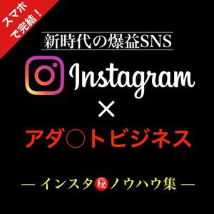 【2024年版】Instagramで大量集客！アダ○トアフィリエイトで荒稼ぎするアカウントの作り方3連発！※スマホだけで構築可能です。/インスタ,