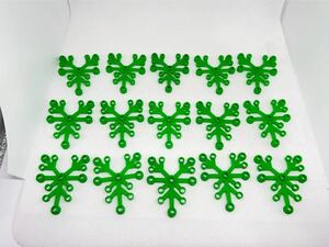 LEGO レゴ 植物 葉っぱ ライトグリン　お花　15個
