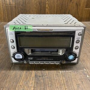 AV12-81 激安 カーステレオ ECLIPSE E3301CSC 122001-38700141 AUX CD カセット 通電未確認 ジャンク