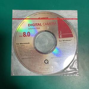 キヤノン Digital CAMERA Solution Disk Ver.8.0 中古品 R01139