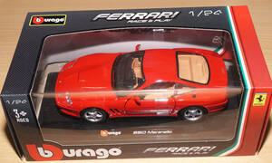 1/24 フェラーリ Ferrari 550 マラネロ MARANELLO ダイキャスト完成品 ミニカー 送料無料 未使用 未開封 FERRARI Race & PLAY