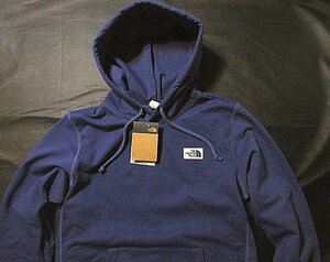 本物正規◆ノースフェイス◆高品質 スウェットパーカー HERITAGE PATCH■XL■CAVE BLUE■紫■ロゴ パッチ■新品/アメリカ限定/裏起毛/10D