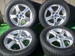 215/60R16 ブリヂストン FEID アルミホイール 16インチ 4本セット ブリヂストン ICE PARTNER2 2023年製 超バリ溝 スタッドレス