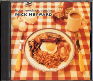 Nick Heywardニック・ヘイワード /From Monday To Sunday +2【元haircut100ネオアコギターポップ】1993年*ビートルズの遺伝子