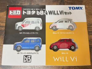トミカ ギフトセット トヨタ bB＆WiLL Viセット 絶版 TOMY オリジナル 古い 青ロゴ