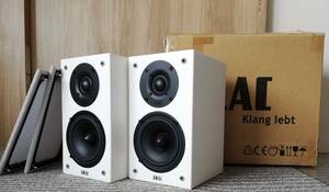 元箱入り　コンパクト　美音　ELAC　BS 72　ホワイト　状態良好