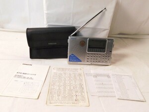 Y211★美品/SANGEAN ATS909/ラジオ/306 MEMORY-FM STEREO/MW/LW/SW SYNTHESIZED RECEIVER/中国語取説/送料590円〜