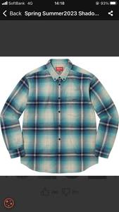 1円〜売り切り Supreme shadow plaid flannel shirt ネルシャツ box denim チェック north logo