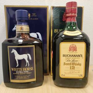 2本セット★ホワイトホース エクストラ 750ml White Horse / ブキャナンズ デラックス 12年 BUCHANAN