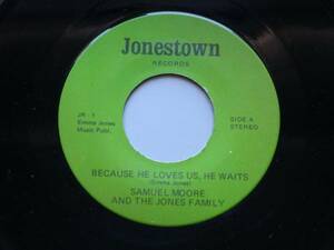 ゴスペル EP Samuel Moore and The Jones Family JONESTOWN盤 混声グループ