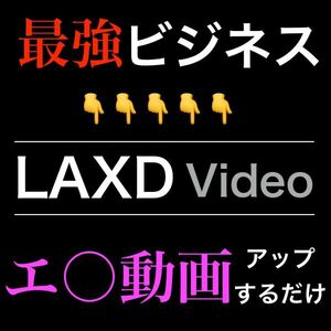 【2024年版】無料エ○動画をアップするだけ！知識不要！誰でも収益化！エ○動画サイト「LAX○video」を使った素人A○最強アフィリエイト！