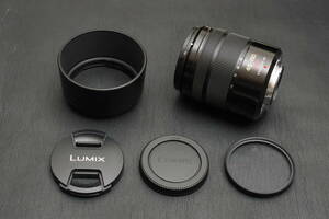【良品】LUMIX G VARIO 45-150mmF4.0-5.6 ASPH. MEGA O.I.S.【フード付】【フィルター付】【マイクロフォーサーズ】