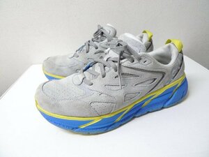 ◆HOKA one one ホカオネオネ U CLIFTON L SUEDE　クリフトン スニーカー グレー サイズ　US11 29ｃｍ