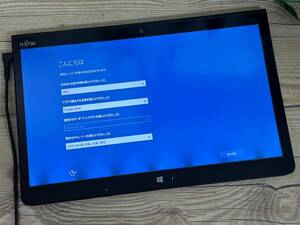 富士通 ARROWS Tab Q736/P [Core i5 6300U 2.4GHz/RAM:4GB/SSD:128GB/13.3インチ]Windows 10 タブレットPC 動作品 ※ジャンク扱い