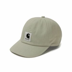 24SS sacai × Carhartt WIP Duck Cap L/GREEN サカイ ×カーハート ダック キャップ ライトグリーン コラボ ユニセックス 帽子 新品