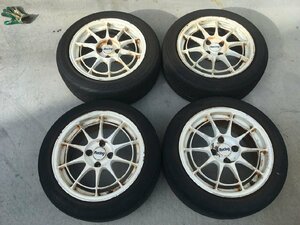 S管理70745 フィット 外し】入荷 超希少 レア★ENKEI Racing NT03 15インチ アルミ ホイール★7JJ +41 PCD100-4H