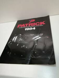 パトリック　84年総合カタログ「PATRICK　1984」by　カメイスポーツ　10頁カラー　S-1　折れシワ