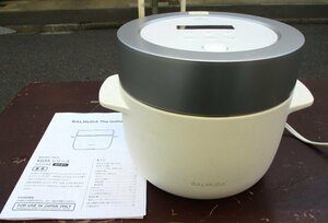 ☆バルミューダ BALMUDA K03A-WH　The Gohan 電気炊飯器◆輝くしゃっきりごはん。とびきりの食事のための蒸気炊飯器9,991円