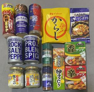 ハウス食品 GABAN スパイス 調味料 詰め合わせ 14種