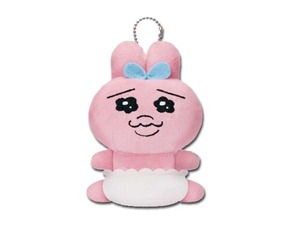 BANPRESTO おぱんちゅうさぎ OpanchuUsagi Opanchu-Rabbit Plush Toy カバンに付けられる ぬいぐるみ Plush toy with keychain 笑顔 Smile