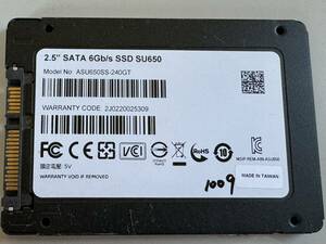 ADATA SSD 240GB【動作確認済み】1009　