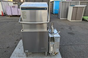 ホシザキ 星崎 業務用食器洗浄機 食洗 JWE-680B 都市ガス用 3相200V 50HZ 2019年製 ドアタイプ ガスブースター