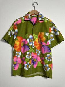 60~70s Vintage Hawaiian Togs aloha shirt ヴィンテージ ハワイアントッグス アロハシャツ ハワイアンシャツ 古着 レトロ 花柄