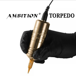 AMBITION TORPEDO GOLD ロータリータトゥーマシン ☆ タトゥーペン tattoo machine 刺青 ☆