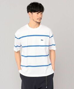 「LACOSTE」 半袖Tシャツ X-LARGE ライトブルー メンズ