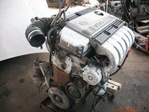 『B151』1HAAA,AAA,VW,GOLF,Vento,VR6,2,8,ヴェント,ゴルフⅢ,4ドア,エンジン ASSY,エンジン本体,実働,個人宅と営業所止め発送不可