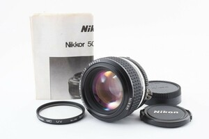 ★新品級　動作確認済★ NIKON ニコン AI-S NIKKOR 50mm f1.2 説明書付 MF レンズ　防湿庫管理 #B234