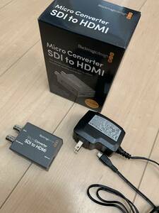 Blackmagic Micro Converter SDI to HDMI 変換 コンバーター 【中古美品】