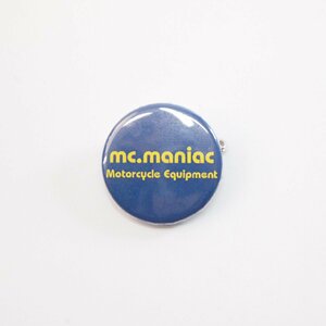 Button badge 25mm mc.maniac 缶バッジ エムシーマニアック Vespa Lambretta ベスパ ランブレッタ 50S 100S et3 GTR RALLY PX200E 160GS