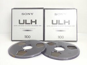 【未使用・長期保管品】SONY ULH-11-1100 10号オープンリールテープ×9枚セット ソニー ◆ 6E2DE-4