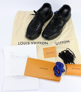 【LOUIS VUITTON】ルイヴィトン ランアウェイ・ライン スニーカー サイズ6.5 (25.5cm) ブラック メンズ 21AW
