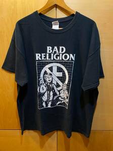 Bad Religion バッドレリジョン バンド ツアーTシャツ 半袖 ブラック 黒 XLサイズ メンズ 古着