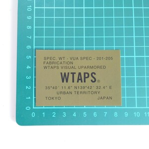 WTAPS ステッカー 送料無料!! 正規品 ダブルタップス wtaps グリーン Wtaps