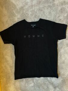 Bianca Chandon Homme Femme Tシャツ L ブラック ビアンカシャンドン 刺繍 ロサンゼルス製