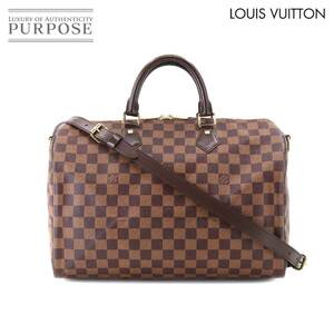 ルイ ヴィトン LOUIS VUITTON ダミエ スピーディ バンドリエール 35 2way ハンド ショルダー バッグ エベヌ N41182 90209141