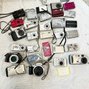 1472【千円～/ジャンク】 デジタルカメラ コンパクトデジタルカメラ まとめ 合計30台 カメラ Casio Nikon OLYMPUS Sony fujifilm など