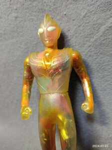 昭和レトロ ウルトラマンティガ オーロラソフビ ポピー改造人間風カスタム 変身サイボーグ