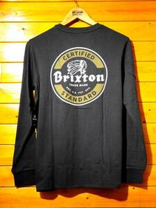 BRIXTON ブリクストン 長袖Ｔシャツ　黒　Sサイズ 新品