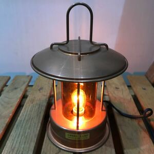 美品 日本船燈 ニッセン 銅製コッパー アンバーランプ！