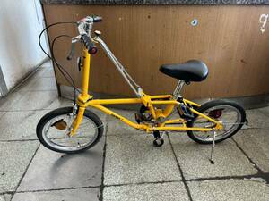 DAHON I ダホン 折り畳み　自転車 黄色　希少 引取可能　岐阜