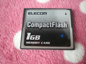 ELECOM エレコム　コンパクトフラッシュカードCOMPACTFLASH Compact Flash Card 1GB MF-FCF01G 【動作確認済み】